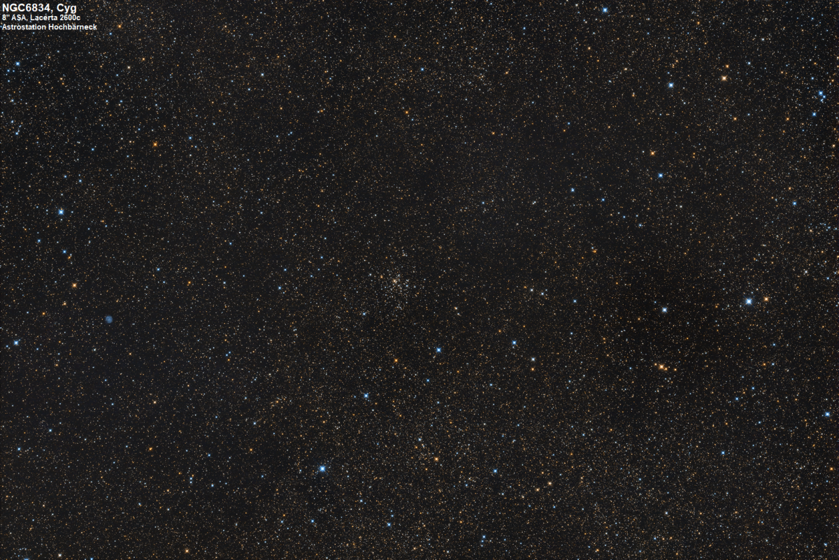 NGC6834 im Sternbild Schwan