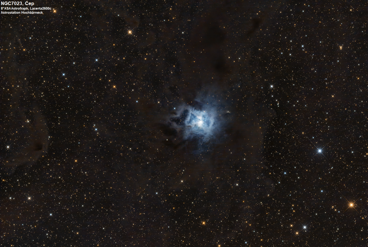 NGC7023, der Irisnebel im Cepheus