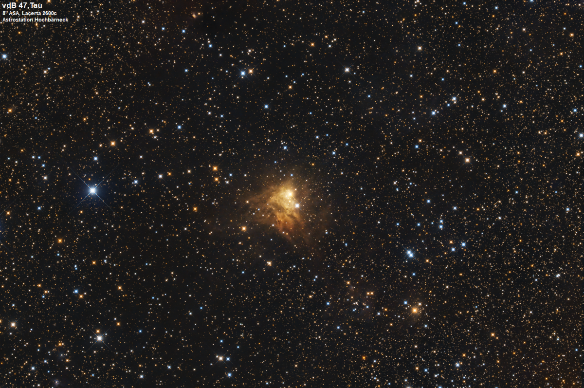 vdB47, ein Emissionsnebel im Sternbild Stier