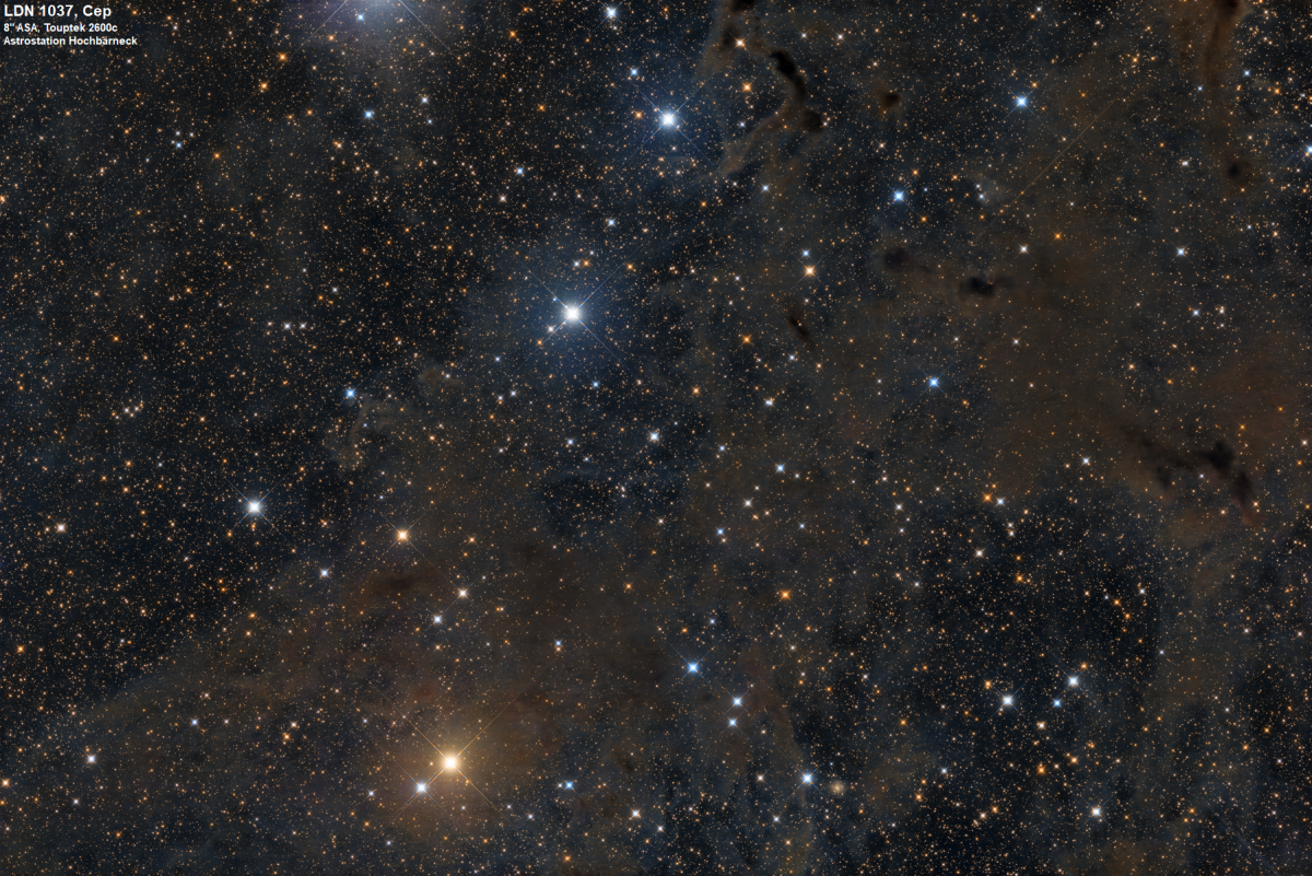 LDN1037, Dunkelwolken im Sternbild Kepheus