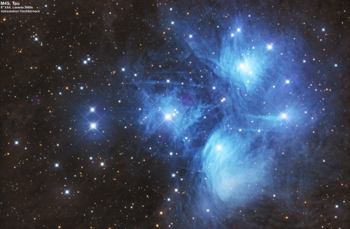 Die Plejaden im Sternbild Stier