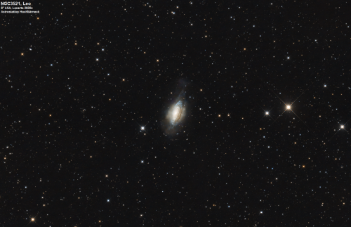 NGC3521 eine Spiralgalaxie im Sternbild Löwe