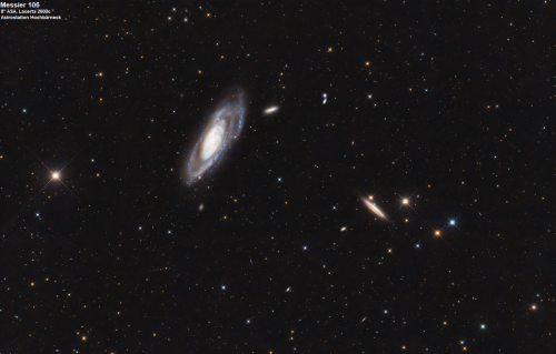 Messier 106 im Sternbild Jagdhunde