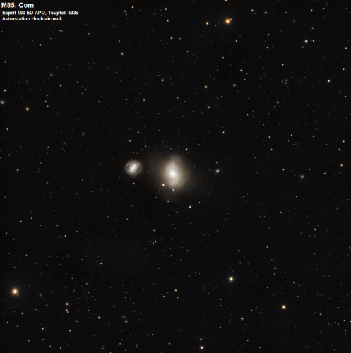 Galaxie Messier 85 im Sternbild Haar der Berenike