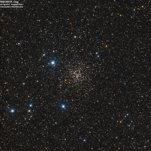 NGC6819 ein offener Sternhaufen im Sternbild Schwan